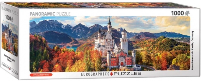 Puzzle panoramico castello di Neuschwanstein 1000 pezzi