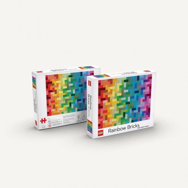 Puzzle LEGO arcobaleno 1000 pezzi