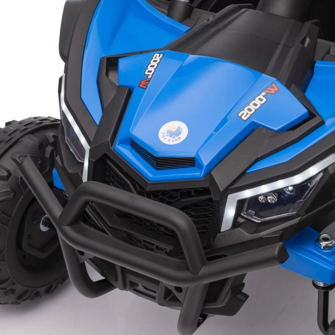 Veicolo elettrico per bambini Buggy Madman UTV-MX blu