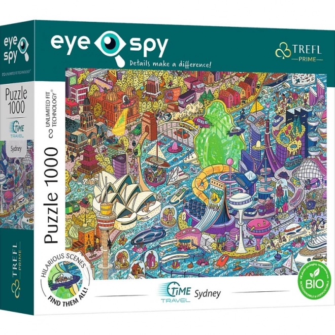 Puzzle Eye-Spy Viaggio nel Tempo: Sydney 1000 Pezzi