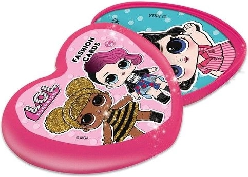 L.O.L. Surprise! carte moda da collezione con adesivi e bambolina scintillante