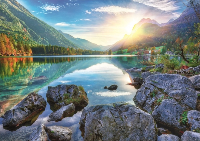 Puzzle con smistatore 2 in 1 Lago Hintersee, Germania 1000 Pezzi