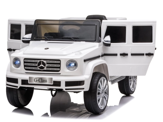 Mercedes G500 a batteria per bambini bianco