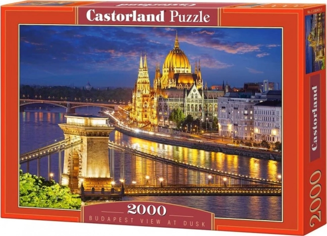 Puzzle Castorland Tramonto a Budapest 2000 pezzi