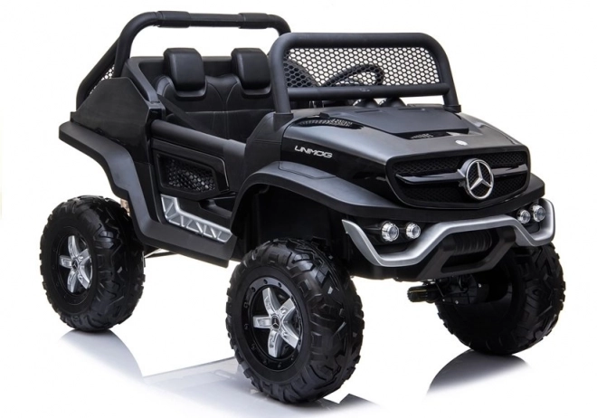 Auto a Batteria Mercedes Unimog Nero – nero