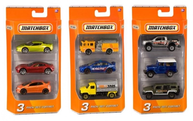 Set di 3 macchinine Matchbox