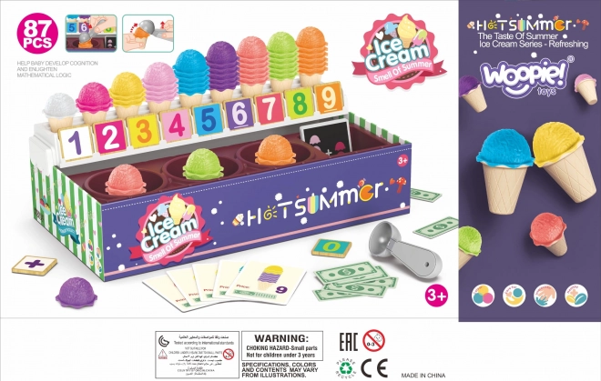 Ludoteca Educativa XXL Gelateria con Attività di Calcolo