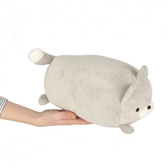 Cuscino da viaggio magico 2 in 1 mascotte gattino bretzel