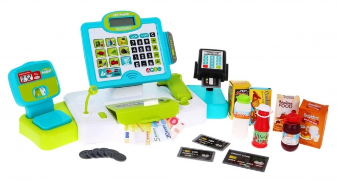 Cassa realistica per bambini dai 3 anni con pannello touch