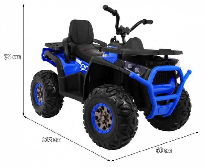 Quad ATV Desert Blue