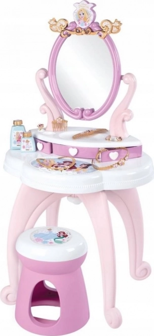 Tavolino da toeletta Disney Principesse con sedia 2 in 1