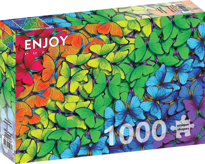 Puzzle Enjoy farfalle arcobaleno 1000 pezzi