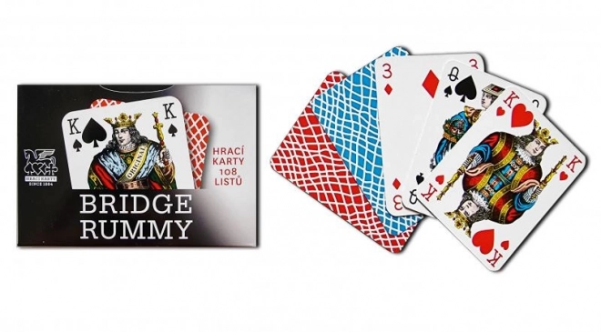 Carte da gioco Bridge Rummy con motivo tradizionale