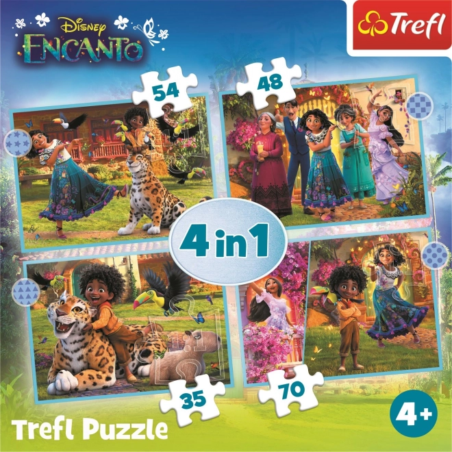 Puzzle 4 in 1 - Il nostro magico Encanto