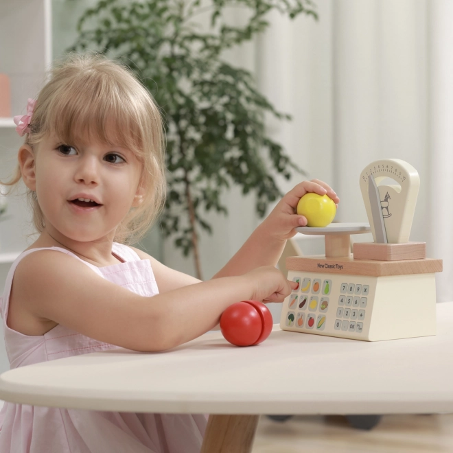 bilancia in legno per bambini