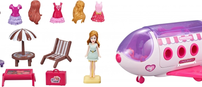 Letto Giocattolo con Bambola e Accessori