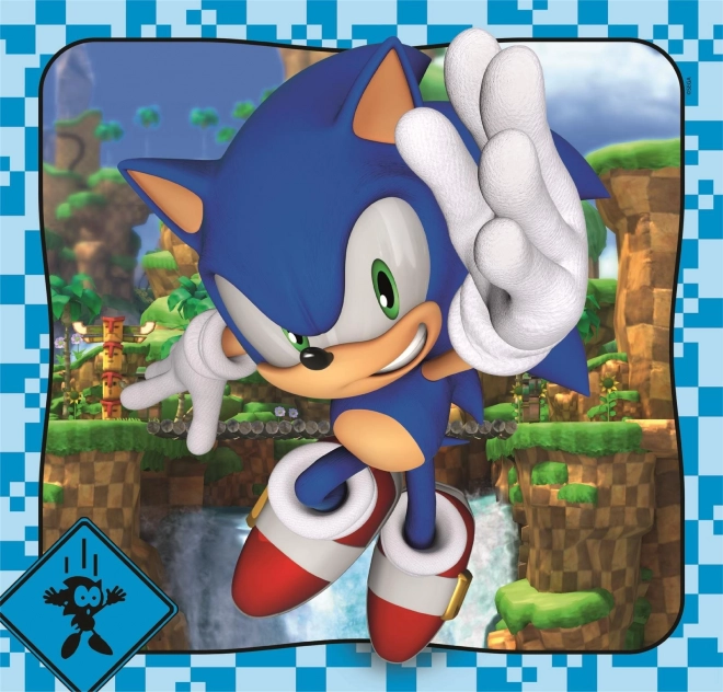 Puzzle 3x48 pezzi Sonic