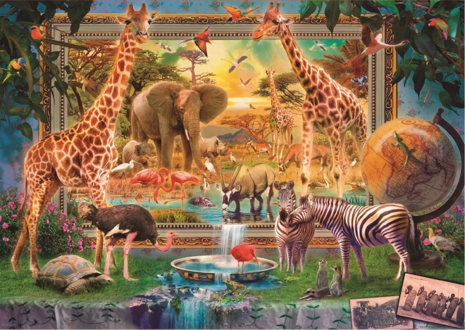 Puzzle Savana Che Prende Vita 4000 Pezzi