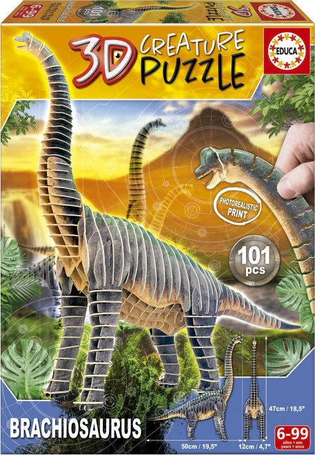 Puzzle 3D Brachiosaurus