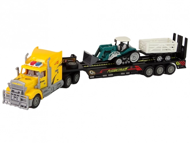 Camion con Rimorchio Telecomandato R/C Giallo