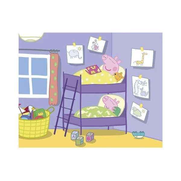 Cubi in Legno Peppa Pig: Giorno Felice