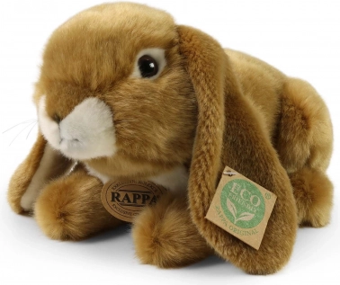 Rappa coniglio di peluche marrone 25 cm eco‑friendly