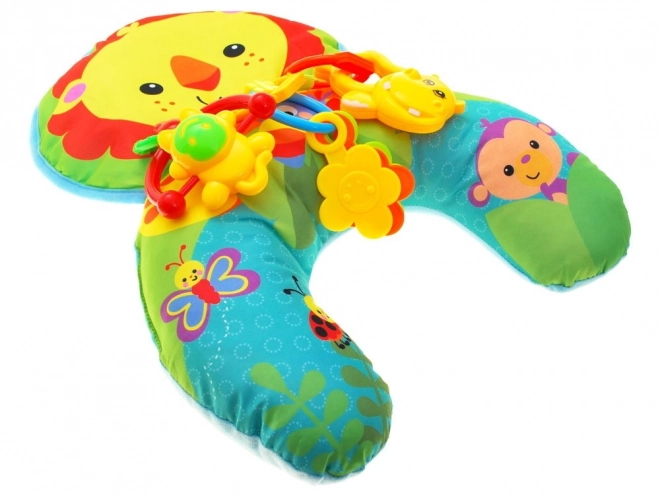 Cuscino stabilizzatore per bambino con giochi colorati – Leone