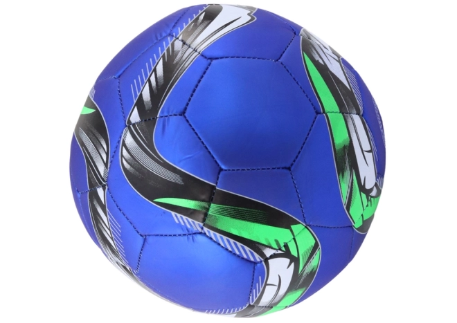 Pallone da calcio verde con motivo