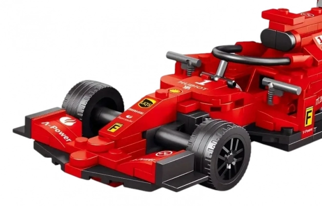 Set di blocchi Auto da corsa F1 rossa