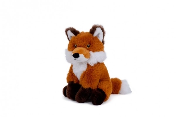 Adorabile volpe di peluche seduta 17 cm