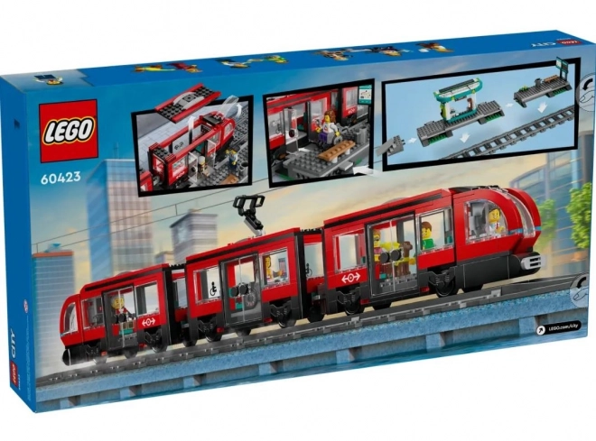 Tram cittadino con stazione LEGO City