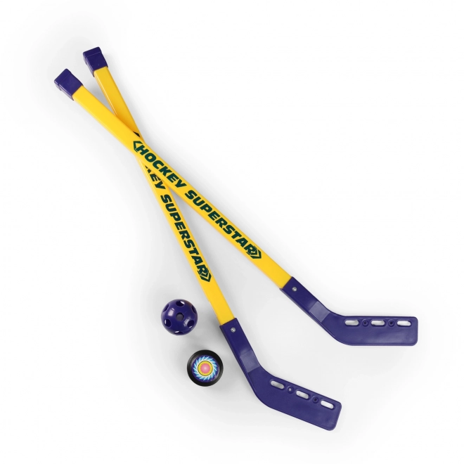 Hockey Set Con Puck E Palla 80 cm