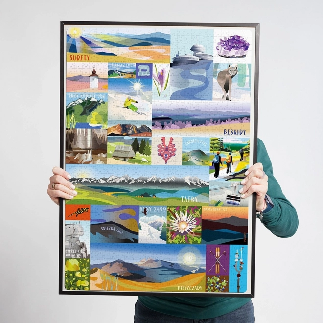 Puzzle Puzzlove Montagne Polacche 1000 pezzi