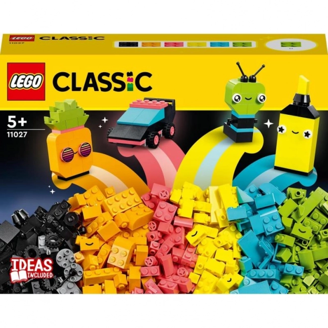 Lego Classic - Gioco creativo con colori neon