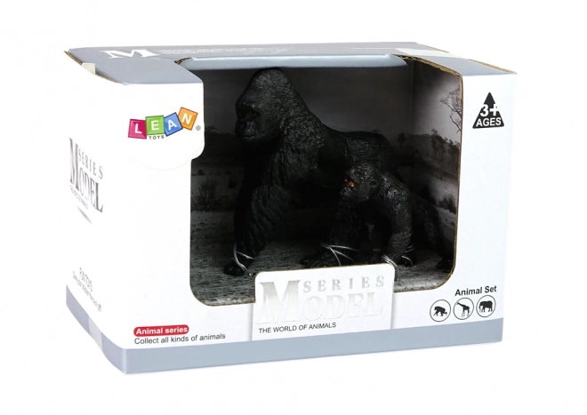 Set di Due Figure Gorilla Animali del Mondo