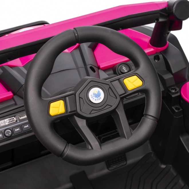 Auto elettrico per bambini Buggy Madman UTV-MX rosa