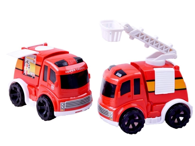Due camion dei pompieri per interventi di emergenza
