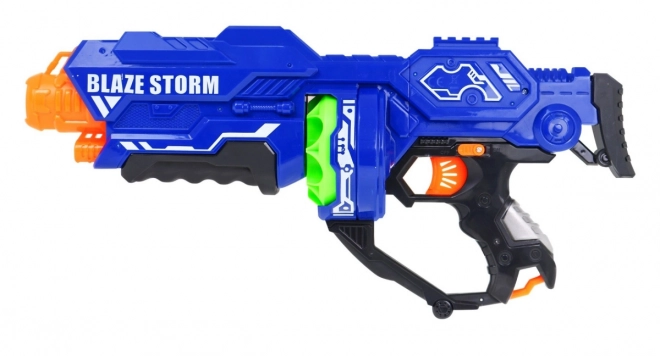 Grande Pistola per Adolescenti 14+ Blaze Storm 12 Dardi in Schiuma con Impugnatura Aggiuntiva