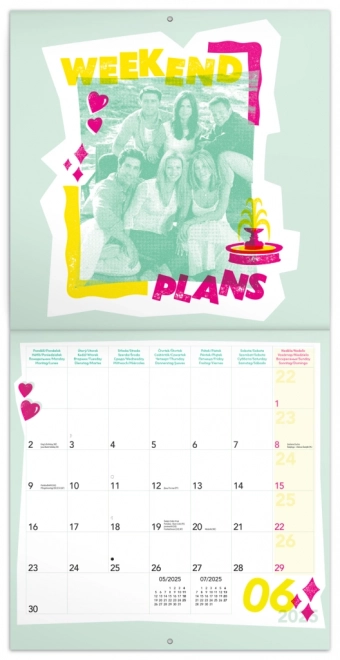 Calendario per Appunti Friends 2025