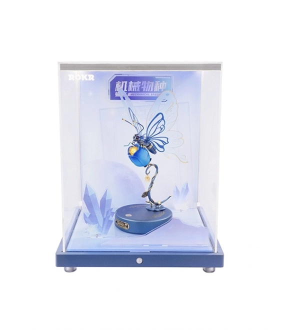 Display farfalla blu di RoboTime