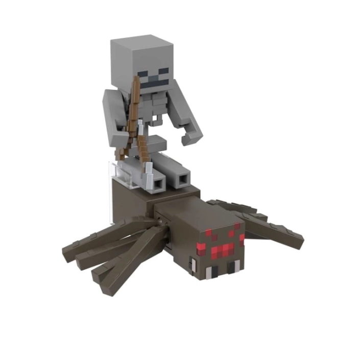 Set figurine Minecraft Skeleton e Spider