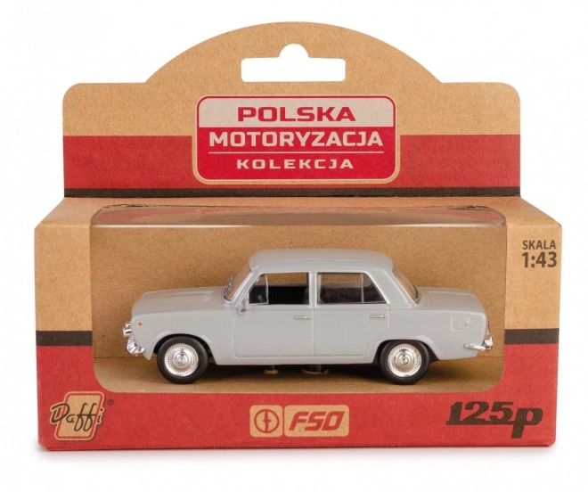 Modellino Fiat 125p grigio