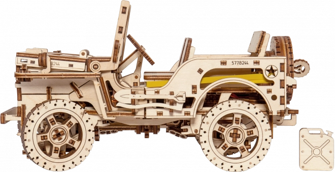 Puzzle 3D Auto Fuoristrada Jeep 4x4 in Legno