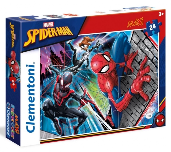 Puzzle Maxi 24 pezzi Super Color Spider-Man