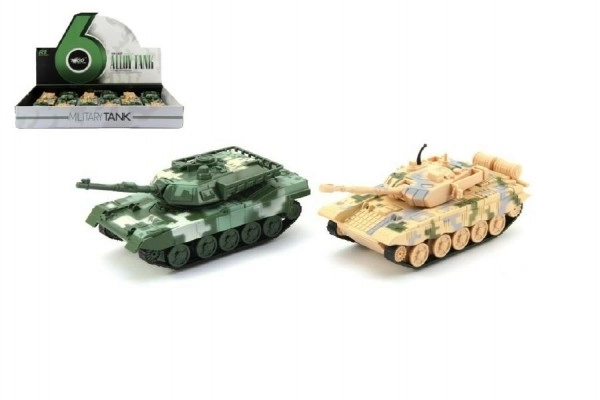 Carro armato plastica/metallo 16cm