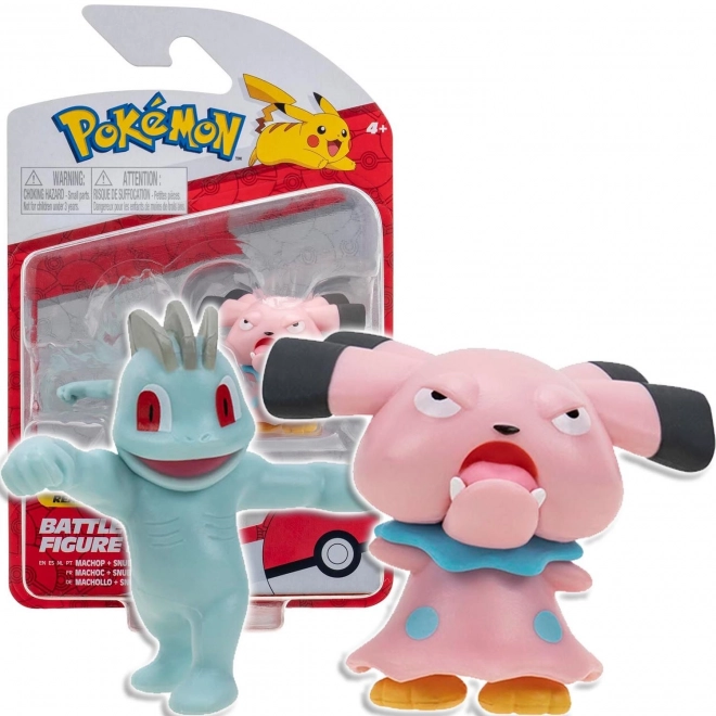 Pokemon Machop e Snubbull figure da collezione