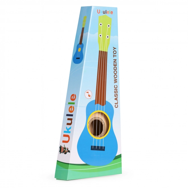 Ukulele in legno per bambini con corde in nylon