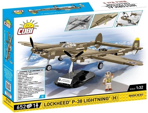 Costruzione Aereo Lockheed P-38H Lightning