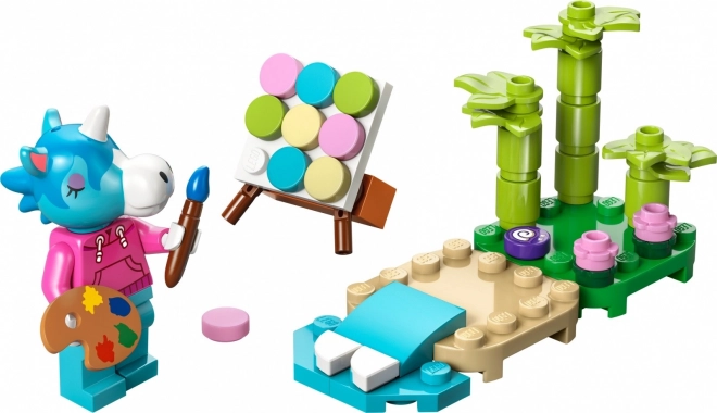 Kit di costruzione Animal Crossing Julian e scenografia da spiaggia