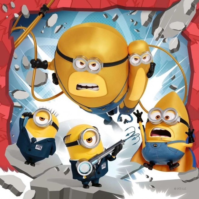 Puzzle Minions 3x49 pezzi